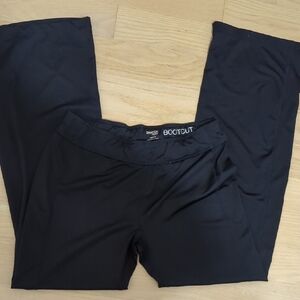 Danskin  Now Sz L 12/14 Black Athleisure Yoga Dri-More Bootcut Pants